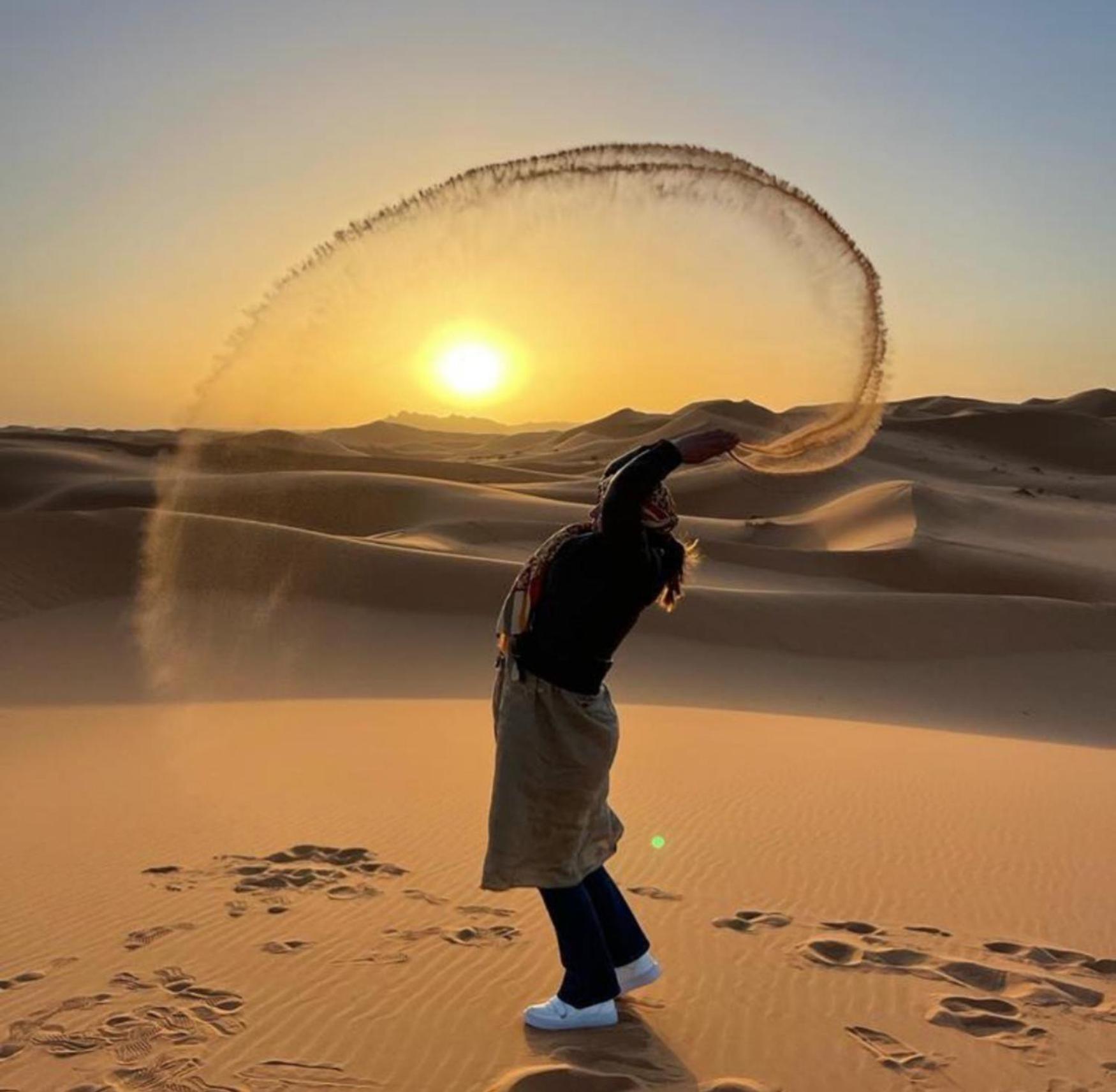 לינה וארוחת בוקר מרזאוגה Luxury Bedouin Camp מראה חיצוני תמונה