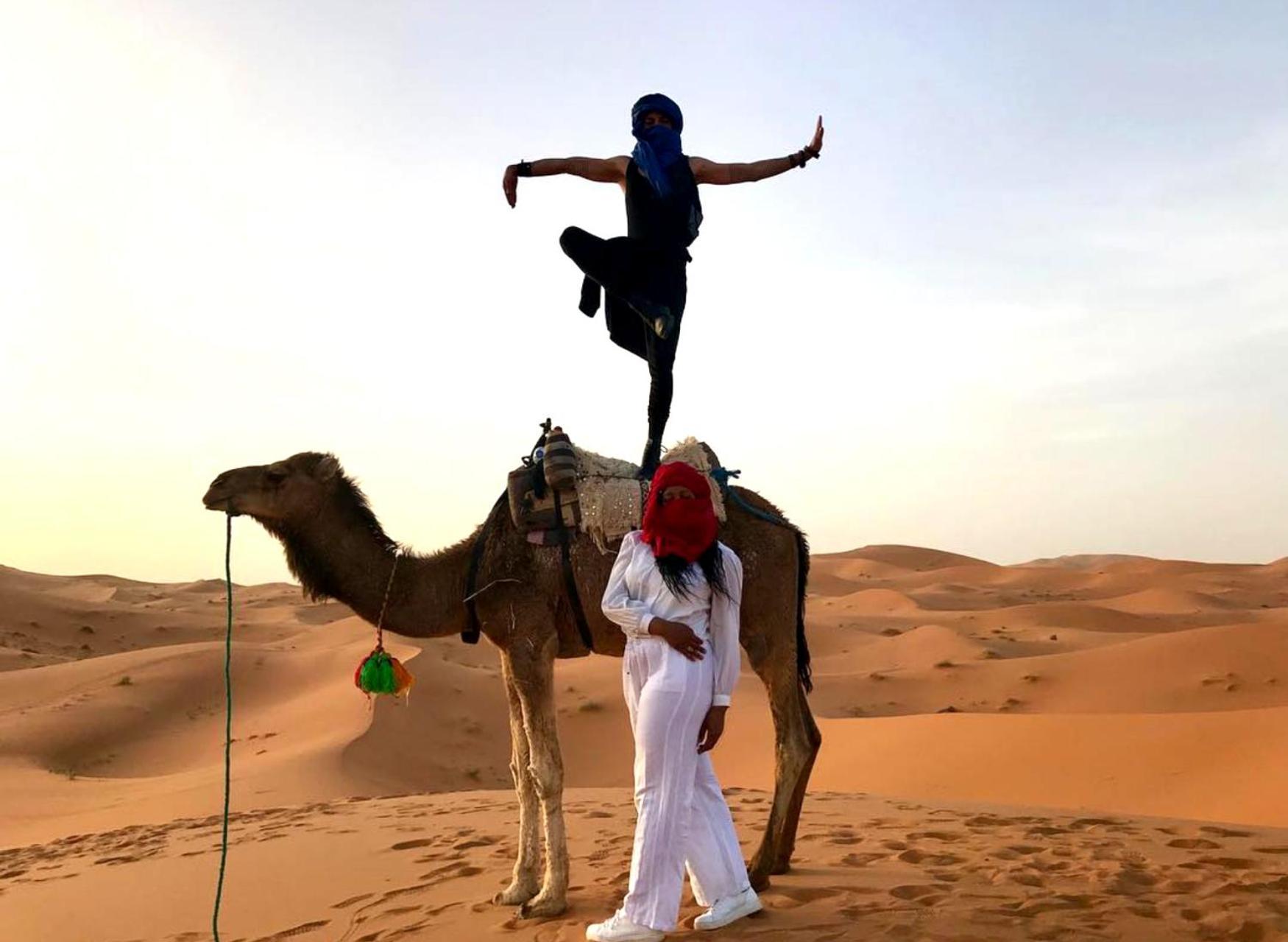 לינה וארוחת בוקר מרזאוגה Luxury Bedouin Camp מראה חיצוני תמונה