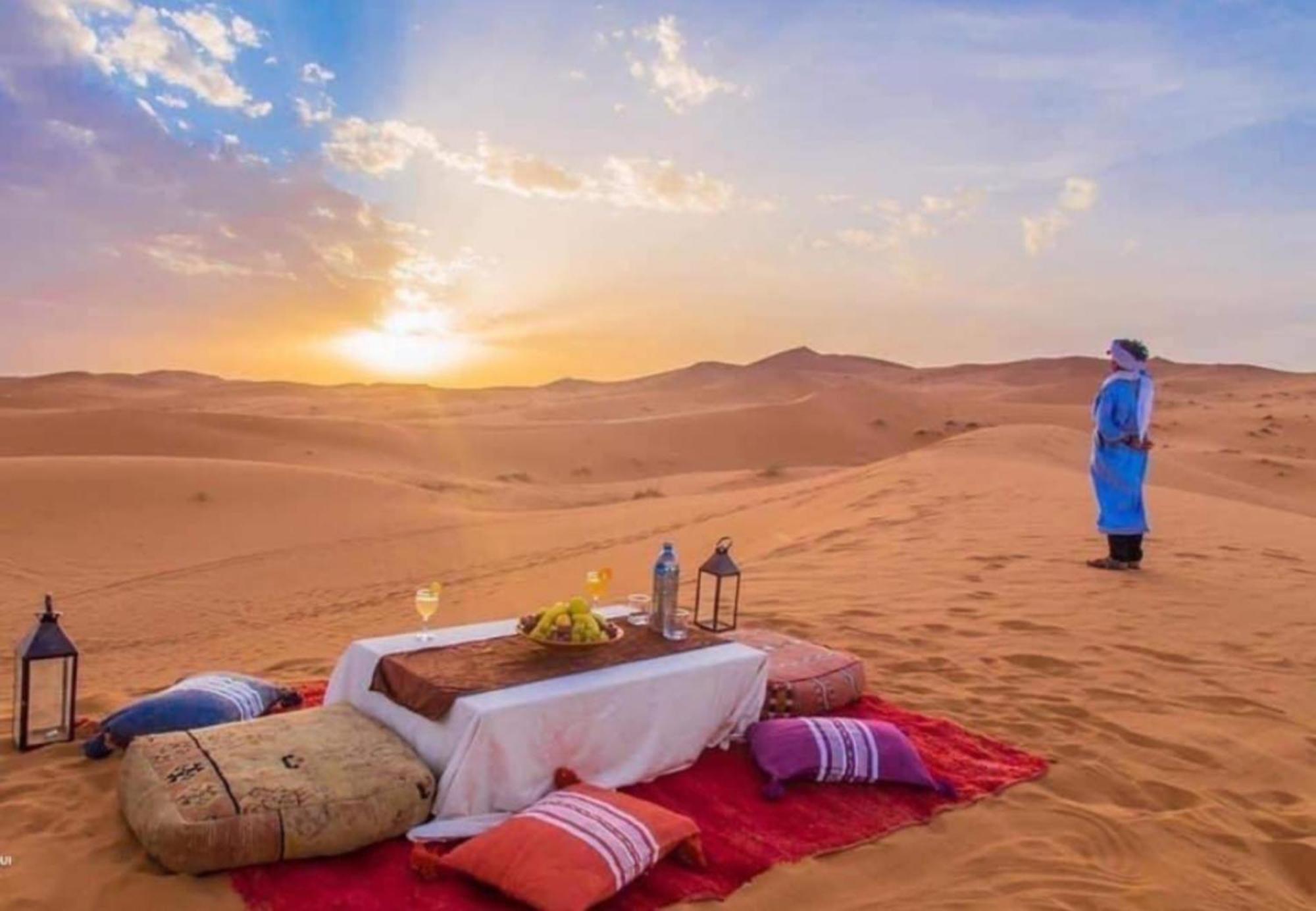 לינה וארוחת בוקר מרזאוגה Luxury Bedouin Camp מראה חיצוני תמונה