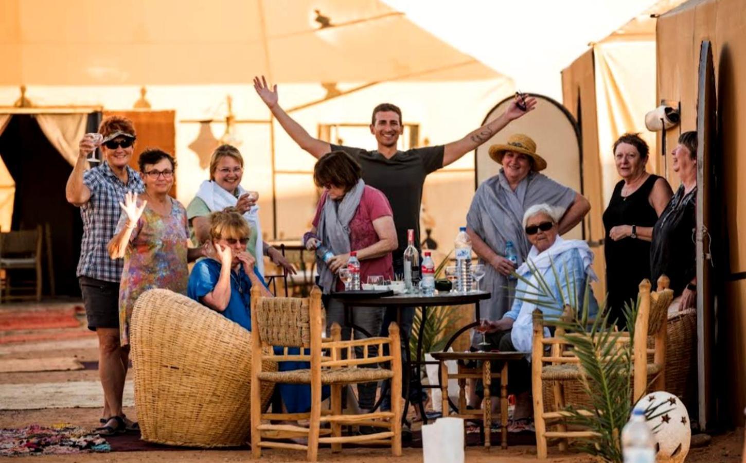 לינה וארוחת בוקר מרזאוגה Luxury Bedouin Camp מראה חיצוני תמונה
