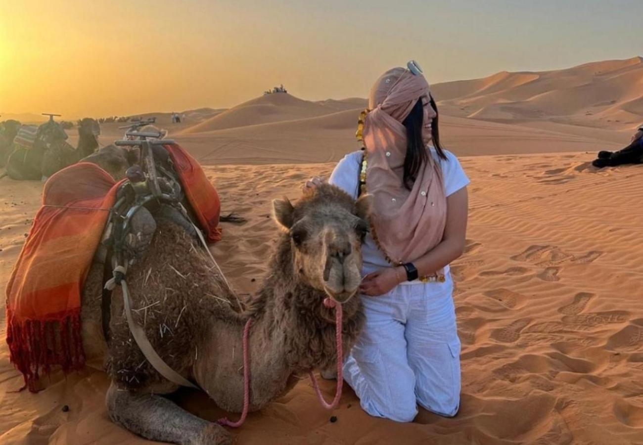 לינה וארוחת בוקר מרזאוגה Luxury Bedouin Camp מראה חיצוני תמונה